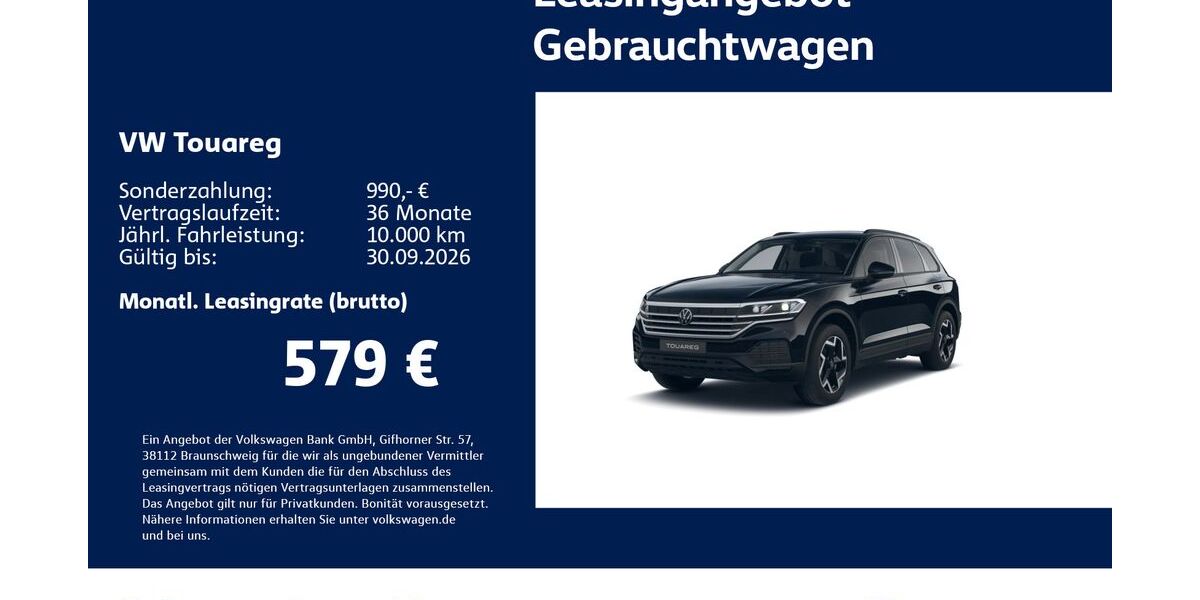 VW Touareg 24.594 km 52.930 &euro; Stuttgart-Feuerbach 70469