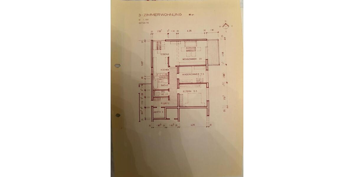 Etagenwohnung Korntal-Münchingen Münchingen - 4 Zimmer, 88 m&sup2;, 332.000&euro; | Angebot:26120601
