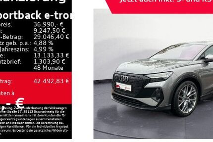 Audi Q4 e-tron 44.401 km 36.990 € Reutlingen 72760