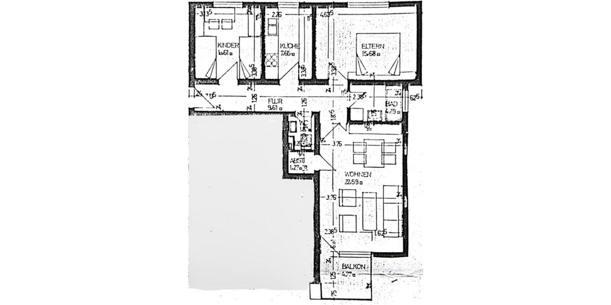 Etagenwohnung Hemmingen - 3 Zimmer, 76 m&sup2;, 215.000&euro; | Angebot:26511992