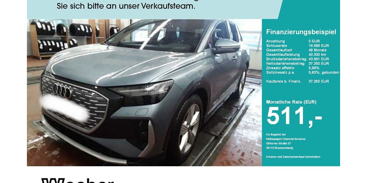 Audi Q4 e-tron 22.066 km 36.950 &euro; Leonberg 71229