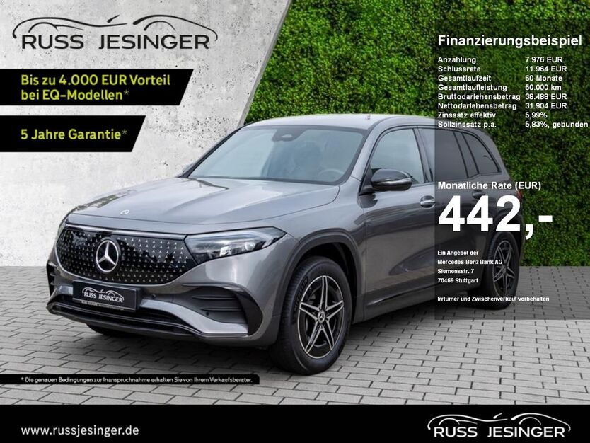 Mercedes-Benz EQB 15.900 km 39.880 € Filderstadt 70794