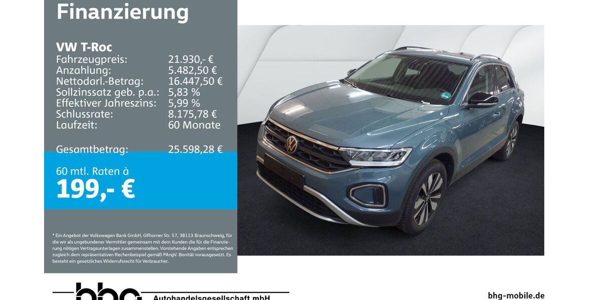 VW T-Roc 23.486 km 21.260 &euro; Reutlingen 72770