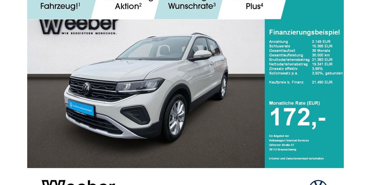 VW T-Cross 15.850 km 21.490 &euro; Weil der Stadt 71263