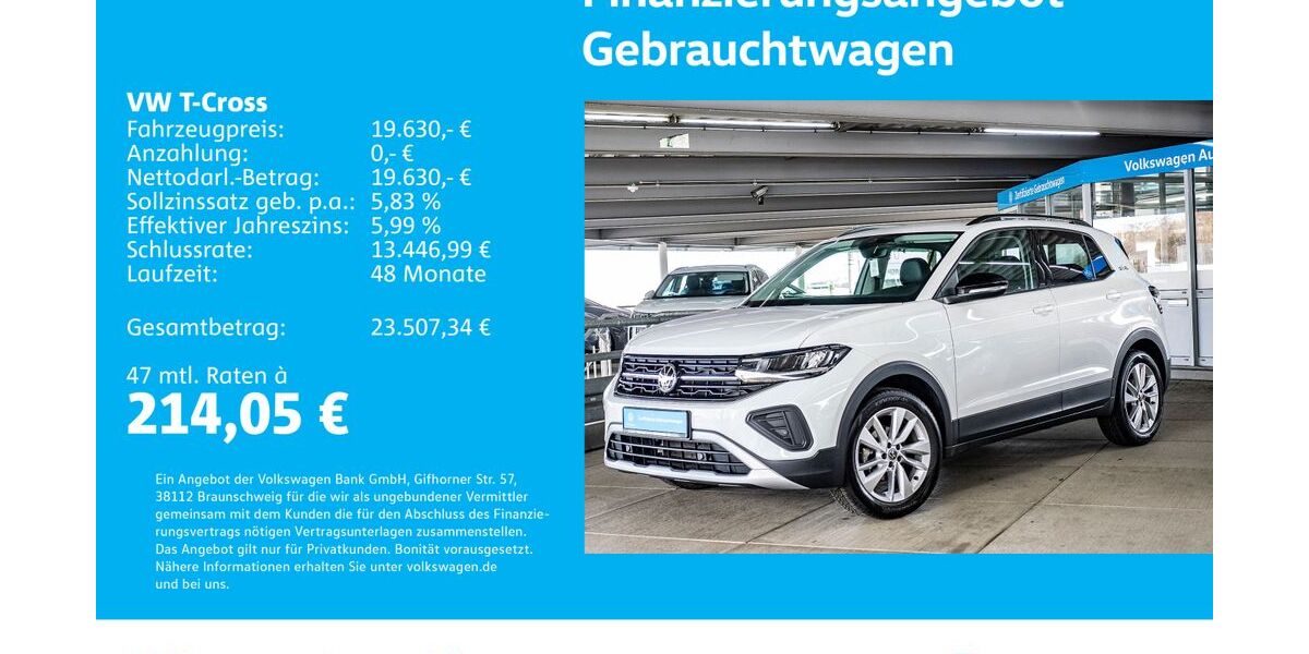 VW T-Cross 20.434 km 19.630 &euro; Stuttgart-Wangen 70188