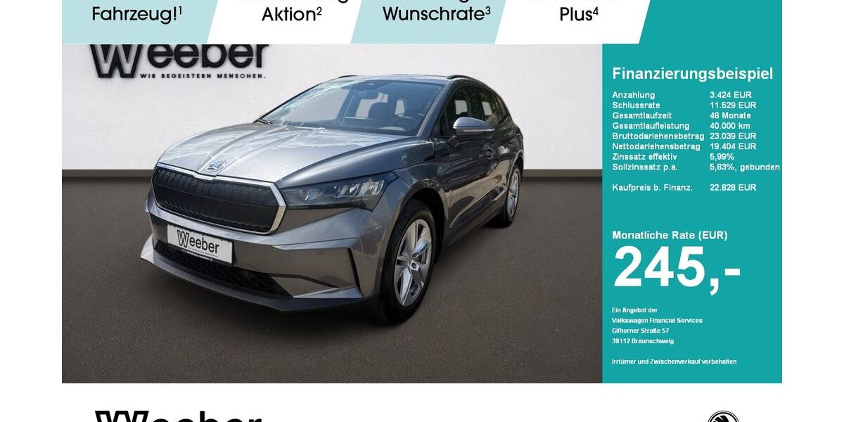 Skoda Enyaq 21.615 km 22.668 &euro; Weil der Stadt 71263