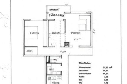 Wohnung Esslingen am Neckar - 2.5 Zimmer, 77 m&sup2;, 350.000&euro; | Angebot:24810186