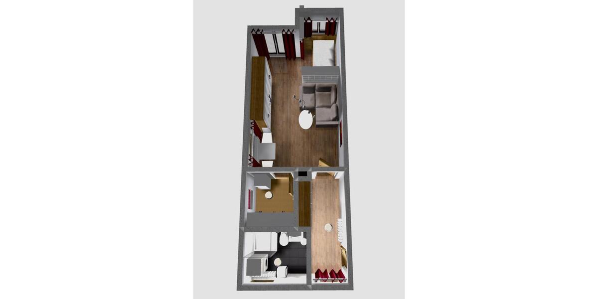 Erdgeschoßwohnung Denkendorf - 1 Zimmer, 38 m&sup2;, 165.000&euro; | Angebot:24729141
