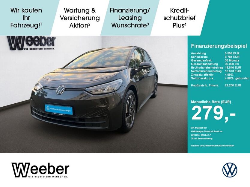 VW ID.3 16.610 km 22.230 € Herrenberg 71083