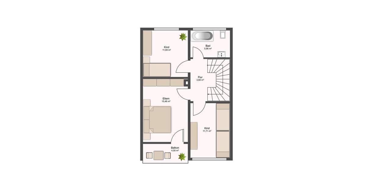 Reihenendhaus Leonberg Warmbronn - 6 Zimmer, 124 m&sup2;, 620.000&euro; | Angebot:25929205