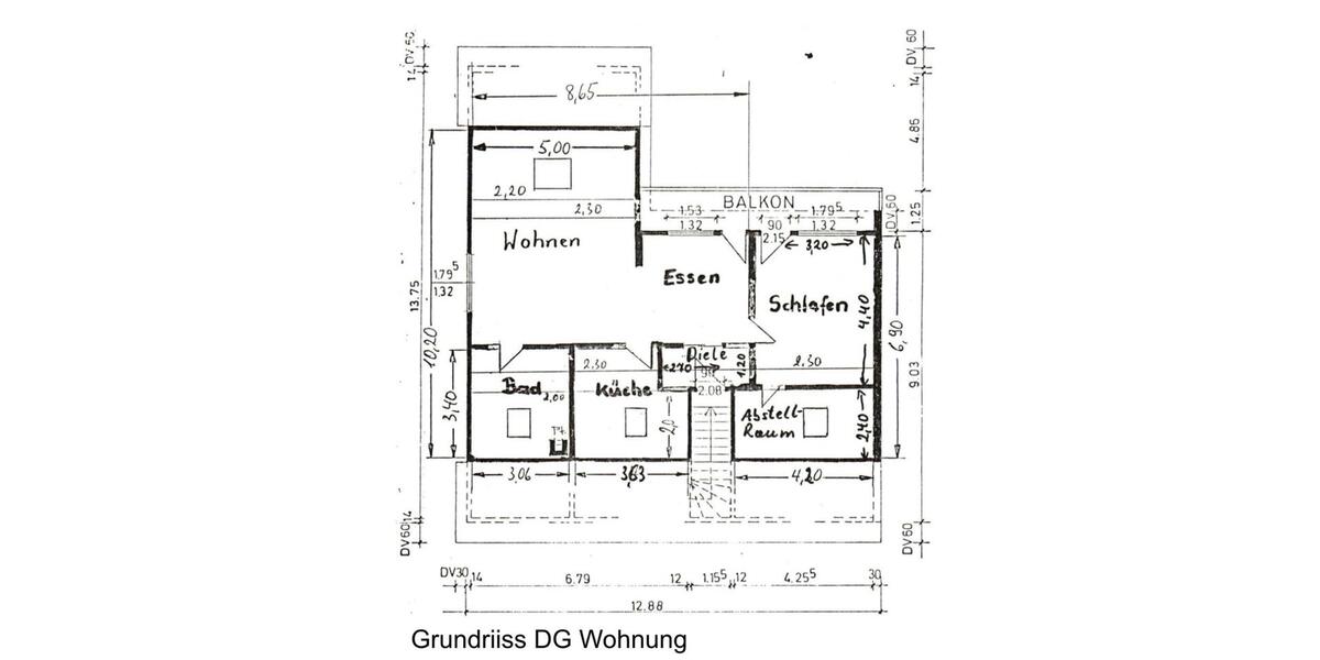 Dachgeschoßwohnung Sindelfingen Darmsheim - 3 Zimmer, 75 m&sup2;, 1.100&euro; | Angebot:26429200
