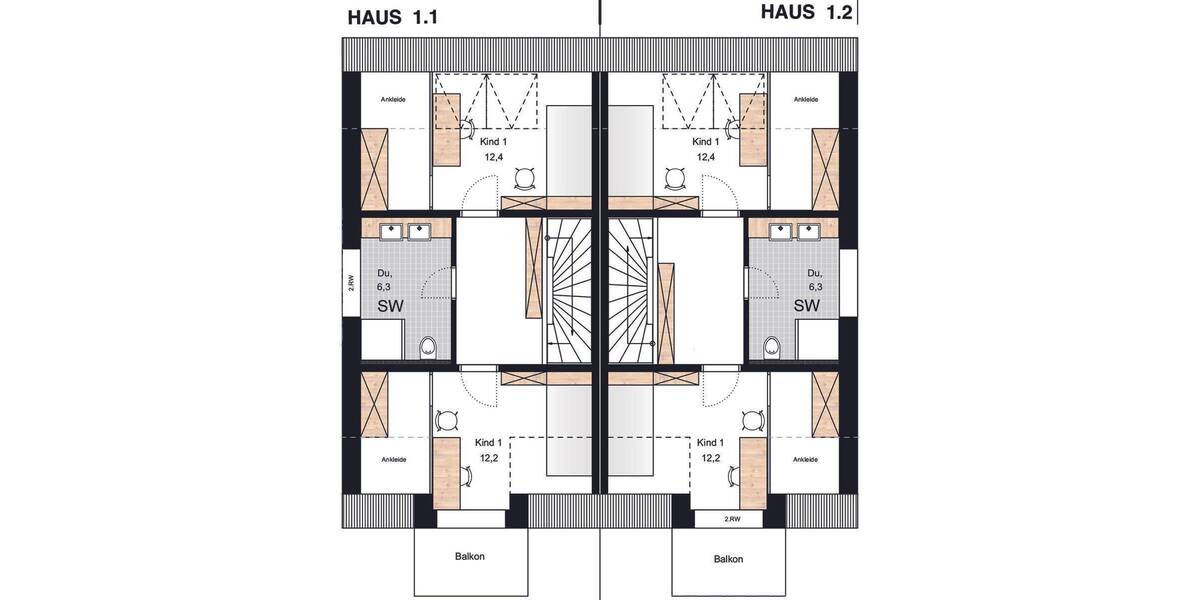 Doppelhaushälfte Stuttgart / Heumaden Riedenberg - 6 Zimmer, 156 m&sup2;, 925.737&euro; | Angebot:25672459