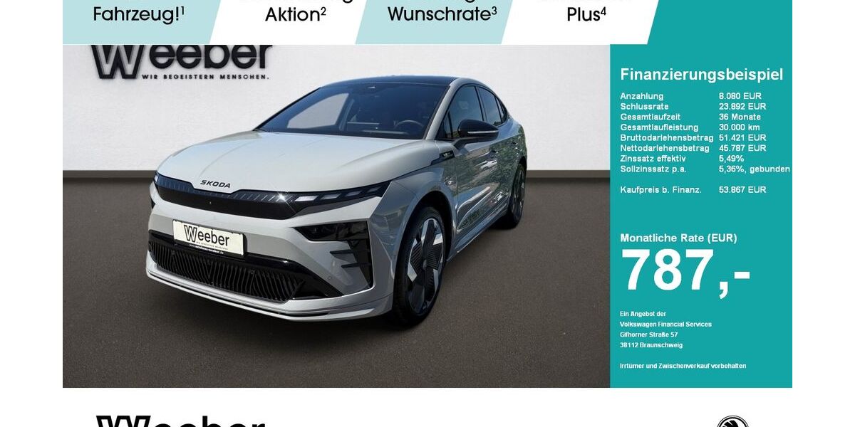 Skoda Enyaq 15.000 km 53.866 &euro; Weil der Stadt 71263