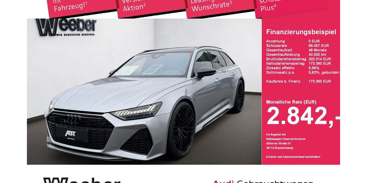 Audi RS6 14.124 km 164.090 &euro; Herrenberg 71083