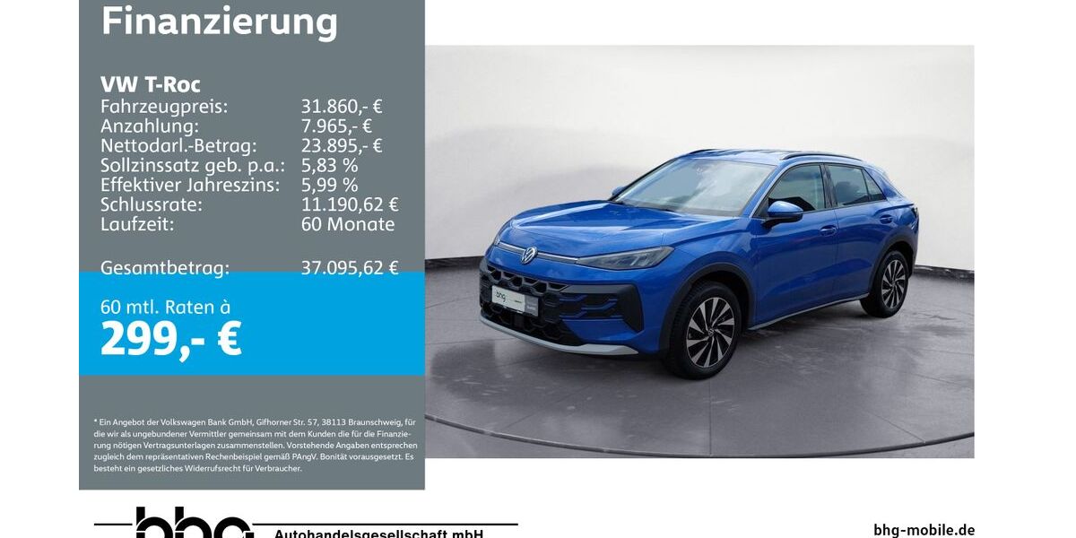 VW T-Roc 10.695 km 31.860 &euro; Reutlingen 72770