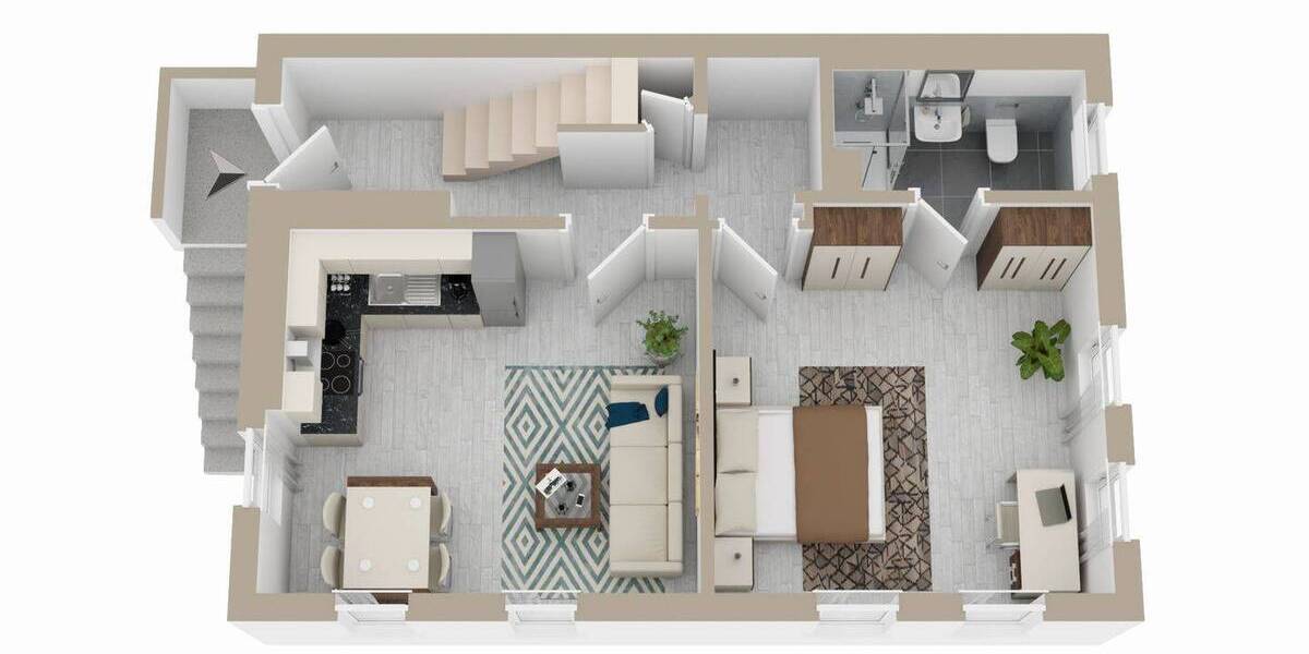 Doppelhaushälfte Stuttgart - Degerloch Degerloch - 6 Zimmer, 97 m&sup2;, 350.000&euro; | Angebot:26569595