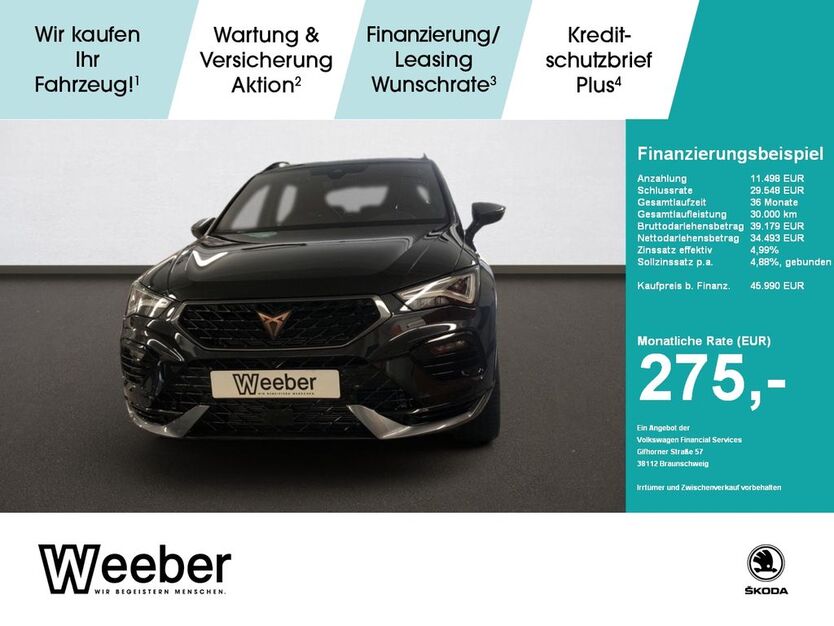 Cupra Ateca 11.900 km 45.790 € Herrenberg 71083