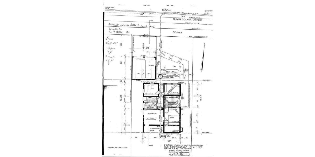 Einfamilienhaus Tübingen Innenstadt - 9 Zimmer, 210 m&sup2;, 1.080.000&euro; | Angebot:24776241