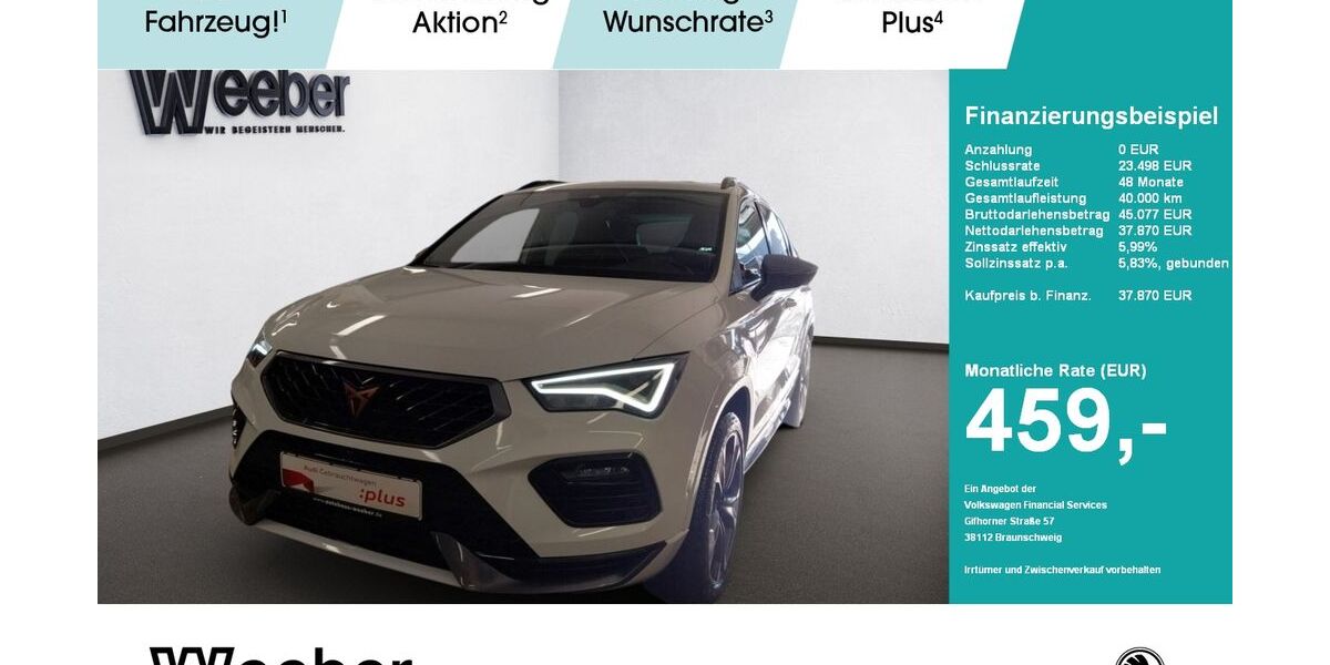 Cupra Ateca 21.744 km 37.870 &euro; Herrenberg 71083
