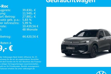 VW T-Roc 1.505 km 39.830 &euro; Stuttgart-Feuerbach 70469