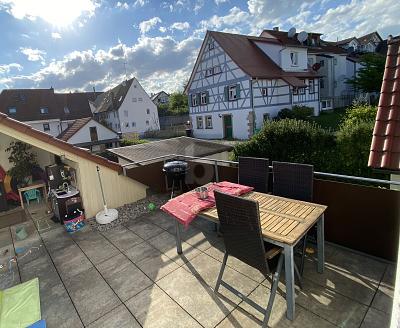FREIRAUM PUR: TERRASSE, BALKON & GARAGE - Etagenwohnung Rottenburg am Neckar | Angebot:27269573