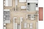 Dachgeschoßwohnung Stuttgart Luginsland - 3.5 Zimmer, 87 m&sup2;, 299.900&euro; | Angebot:26764453
