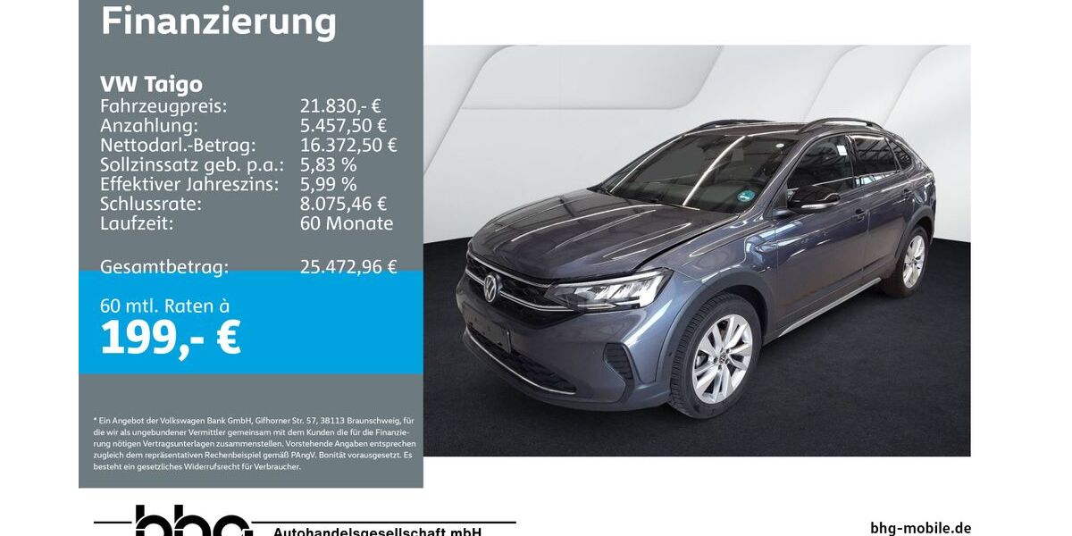 VW Taigo 12.467 km 21.830 &euro; Reutlingen 72770