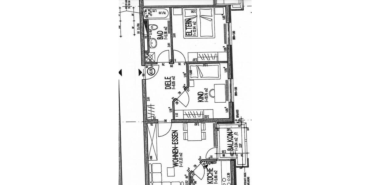 Etagenwohnung Stuttgart Stuttgart-Nord - 3 Zimmer, 62 m&sup2;, 1.450&euro; | Angebot:25834201
