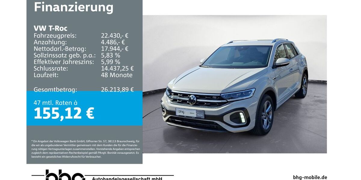 VW T-Roc 24.902 km 21.960 &euro; Metzingen 72555