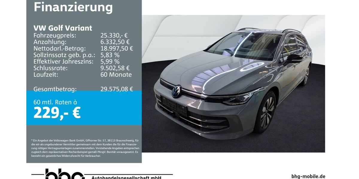 VW Golf 25.738 km 25.330 &euro; Metzingen 72555