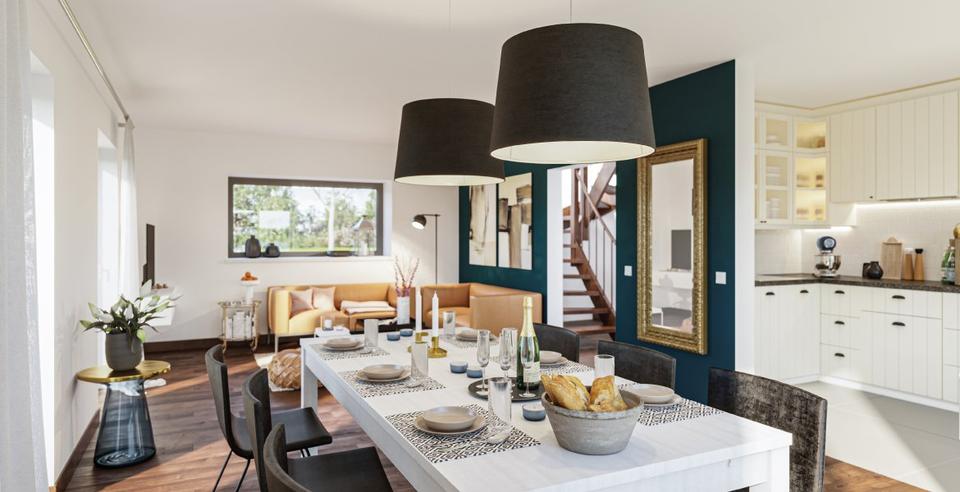 Doppelhaushälfte Frickenhausen - 4 Zimmer, 127 m&sup2;, 1.930&euro; | Angebot:25509742