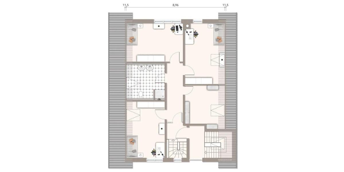 Dachgeschoßwohnung Vaihingen an der Enz - 3.5 Zimmer, 77 m&sup2;, 1.090&euro; | Angebot:26232780