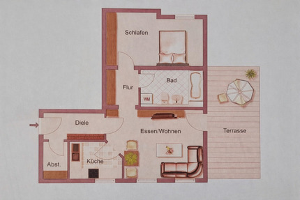 Wohnung Nagold - 2 Zimmer, 45 m&sup2;, 165.000&euro; | Angebot:25791432