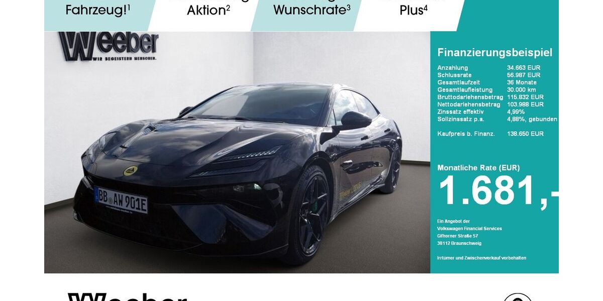 Lotus Emeya 2.900 km 136.000 &euro; Herrenberg 71083