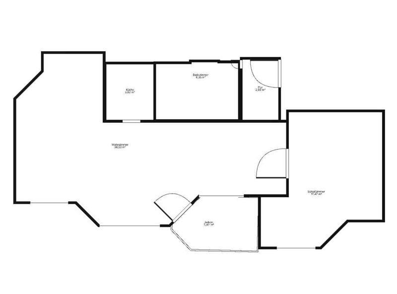 3-Zimmer-Dachgeschoß-Wohnnung in Bahnhofsnähe zimmer
