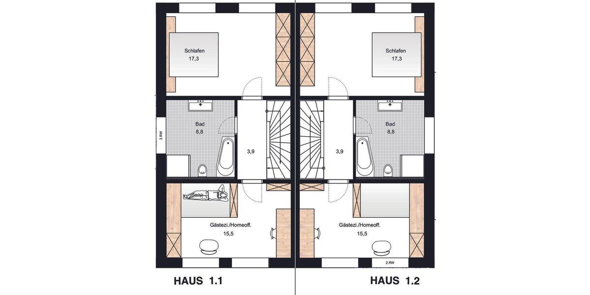 Doppelhaushälfte Stuttgart / Heumaden Riedenberg - 6 Zimmer, 156 m&sup2;, 925.737&euro; | Angebot:24040921