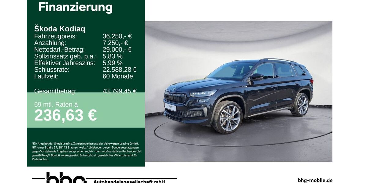 Skoda Kodiaq 77.000 km 34.980 &euro; Tübingen 72072