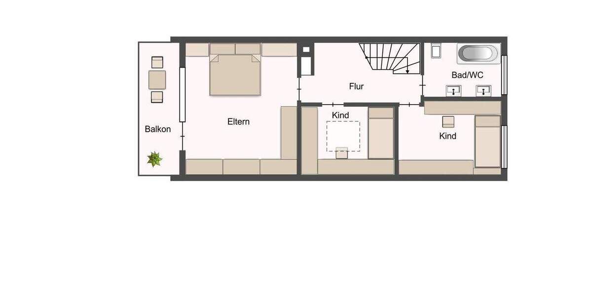 Reihenendhaus Waiblingen Hegnach - 5 Zimmer, 120 m&sup2;, 490.000&euro; | Angebot:24567204