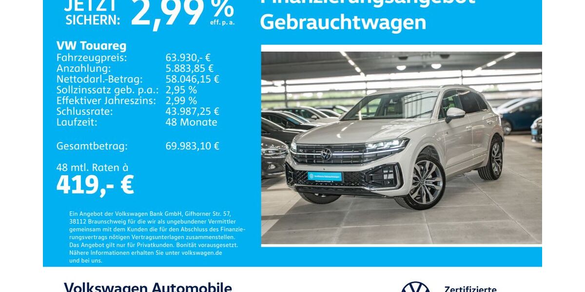 VW Touareg 16.332 km 63.330 &euro; Stuttgart-Feuerbach 70469