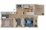 Erdgeschoßwohnung Metzingen - 4 Zimmer, 106 m&sup2;, 1.180&euro; | Angebot:26477082