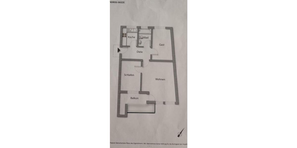 Etagenwohnung Remseck am Neckar - 3 Zimmer, 67 m&sup2;, 290.000&euro; | Angebot:26489715