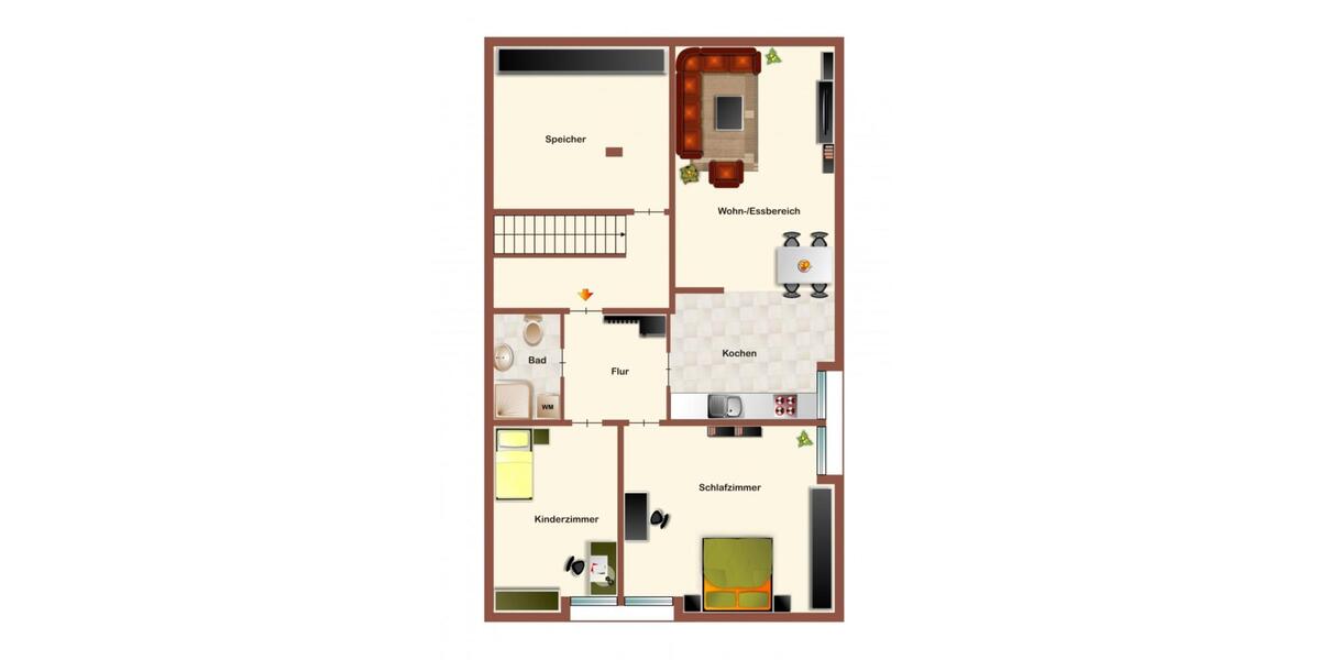 Dachgeschoßwohnung Pforzheim - 3 Zimmer, 95 m&sup2;, 209.000&euro; | Angebot:25570786