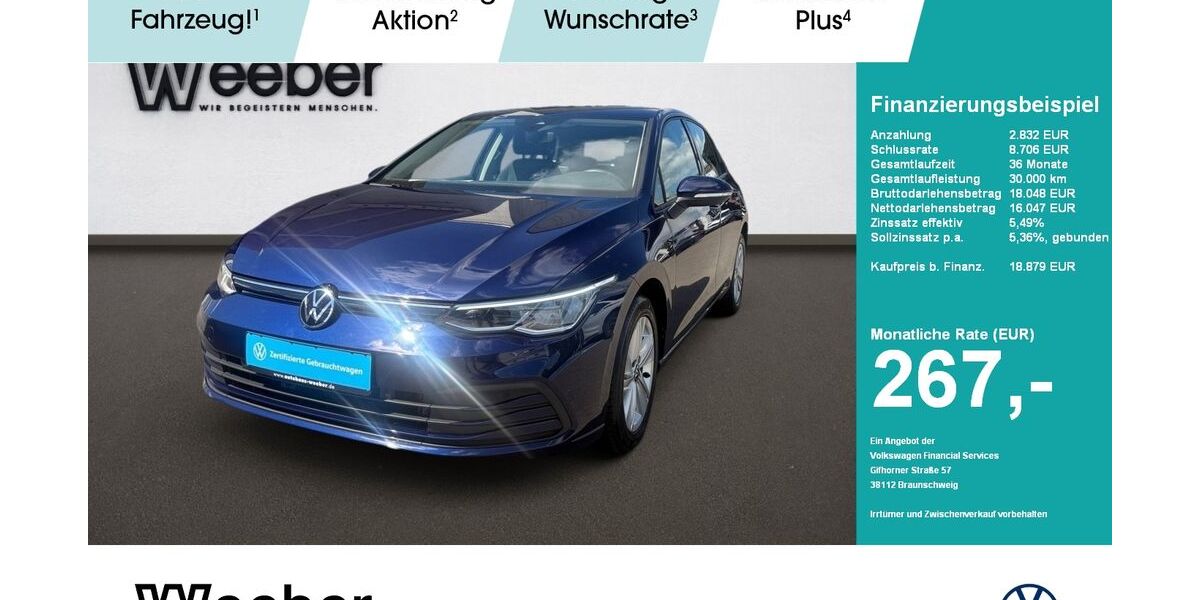 VW Golf 44.085 km 18.629 &euro; Weil der Stadt 71263