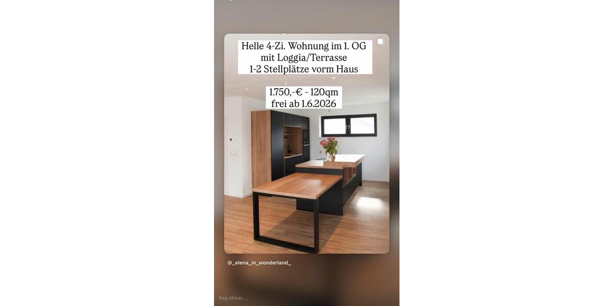 Etagenwohnung Pforzheim Büchenbronn - 4 Zimmer, 120 m&sup2;, 1.750&euro; | Angebot:25576459