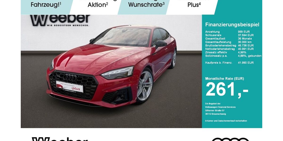Audi A5 22.086 km 40.890 &euro; Weil der Stadt 71263