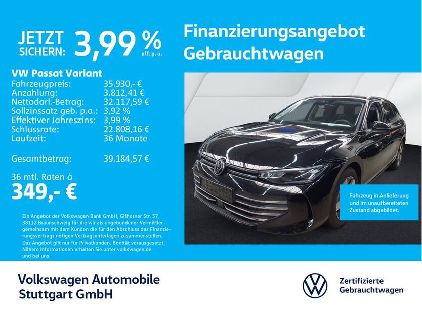 VW Passat Variant 25.429 km 35.930 € Stuttgart-Feuerbach 70469