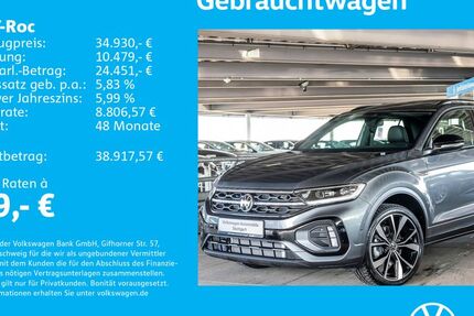 VW T-Roc 1.505 km 34.930 &euro; Stuttgart-Wangen 70188