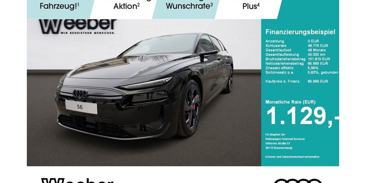 Audi S6 e-tron 15.000 km 85.969 &euro; Weil der Stadt 71263