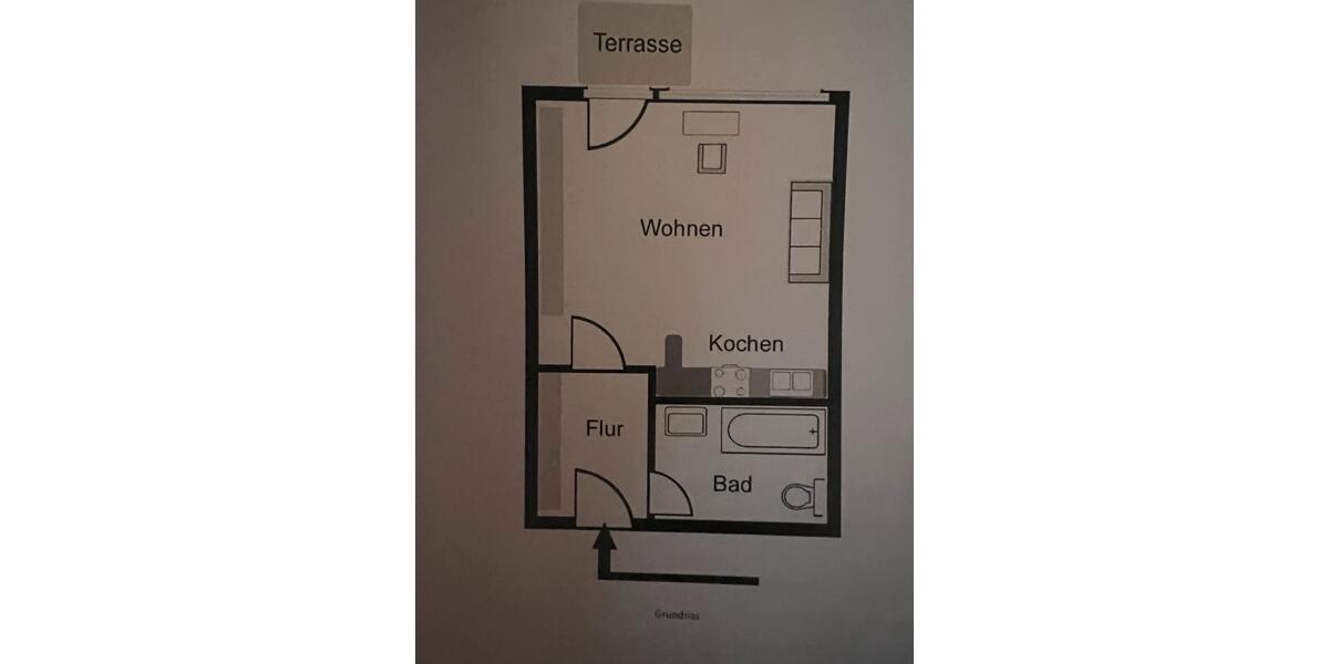 Hochparterre Stuttgart Stuttgart-West - 1 Zimmer, 26 m&sup2;, 920&euro; | Angebot:26238436