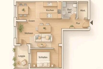 *PROVISIONSFREI* 2,5 Zi Wohnung als Kapitalanlage in LB 2 zimmer